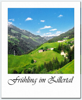 Fr&uuml;hling im Zillertal